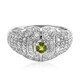 Cuprian Tourmaline Silver Ring