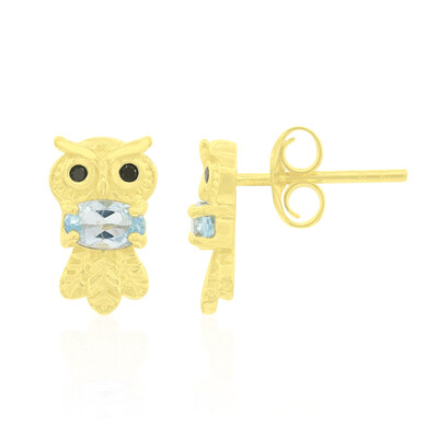 Sky Blue Topaz Silver Earrings