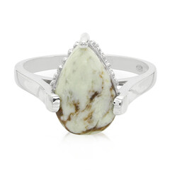 Magnesite Silver Ring