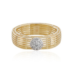 9K I1 (I) Diamond Gold Ring (Ornaments by de Melo)