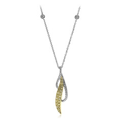 14K SI2 Yellow Diamond Gold Necklace (CIRARI)