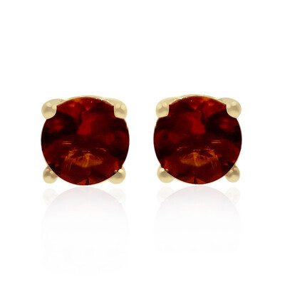 9K Madeira Citrine Gold Earrings