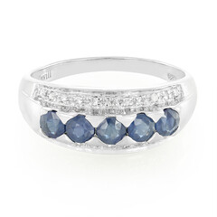 Kanchanaburi Sapphire Silver Ring