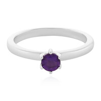 Amethyst Silver Ring