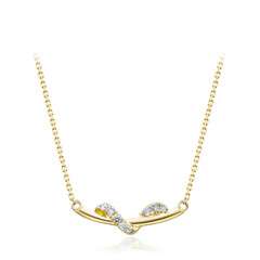 14K I1 (H) Diamond Gold Necklace (CIRARI)