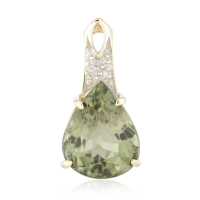 9K Cuprian Tourmaline Gold Pendant