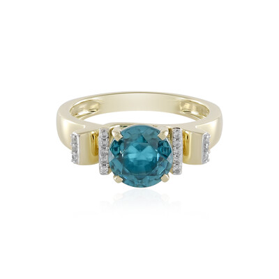 9K AAA Ratanakiri Zircon Gold Ring (de Melo)