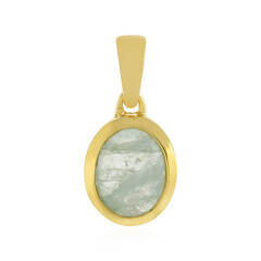 Aquamarine Silver Pendant