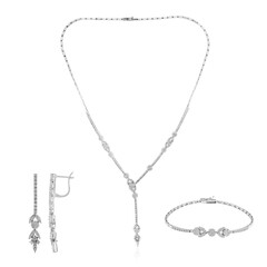 18K VVS1 (G) Diamond Gold Set