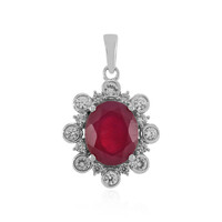 Madagascar Ruby Silver Pendant