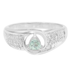 Fancy Tourmaline Silver Ring