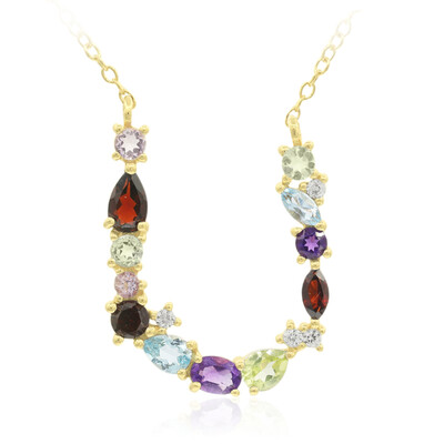 Garnet Silver Necklace
