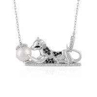 White Freshwater Pearl Silver Necklace
