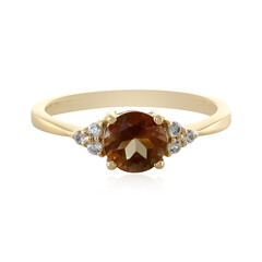 9K Oregon Sunstone Gold Ring