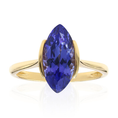 14K AAA Tanzanite Gold Ring (CIRARI)
