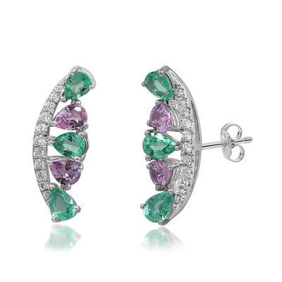 14K AAA Zambian Emerald Gold Earrings (CIRARI)
