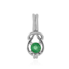 Ethiopian Emerald Silver Pendant