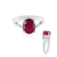 Madagascar Ruby Silver Ring