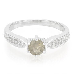 Romanian Spectrolite Silver Ring