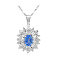 INDIGO BLUE TOPAZ Silver Necklace