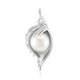 White Freshwater Pearl Silver Pendant (Michelle Albala)