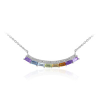 Zambian Amethyst Silver Necklace