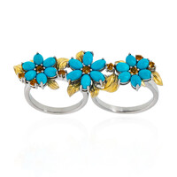 Sleeping Beauty Turquoise Silver Ring (Dallas Prince Designs)