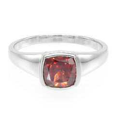 Mozambique Garnet Silver Ring