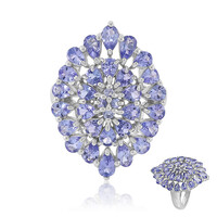 Tanzanite Silver Ring