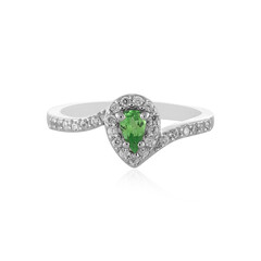 Tsavorite Silver Ring
