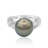 Tahitian Pearl Silver Ring (TPC)