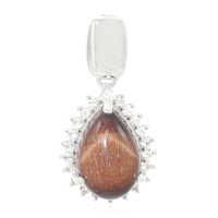 Red Tiger´s Eye Silver Pendant
