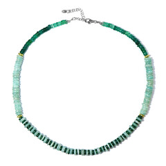 Golden Hematite Silver Necklace