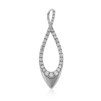 Flawless (F) Diamond Platinium Pendant (LUCENT DIAMONDS)