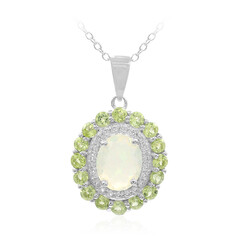 Welo Opal Silver Necklace