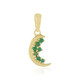 Zambian Emerald Silver Pendant