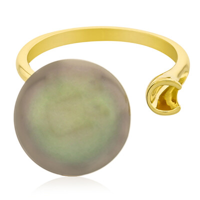 9K Tahitian Pearl Gold Ring (TPC)