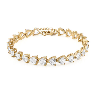 White Topaz Silver Bracelet