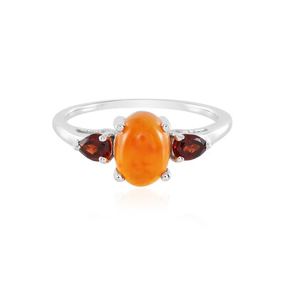 Carnelian Silver Ring