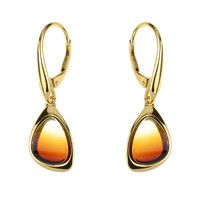 Baltic Amber Silver Earrings