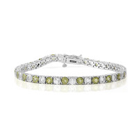 Peridot Silver Bracelet