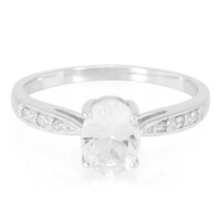 Petalite Silver Ring