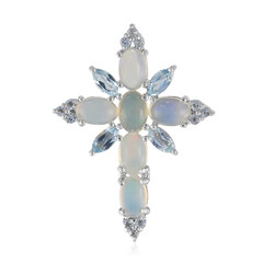 Welo Opal Silver Pendant