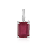 Madagascar Ruby Silver Pendant