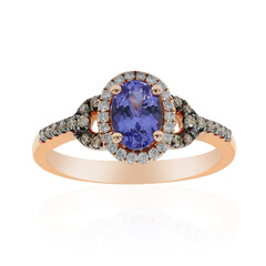 10K AAA Tanzanite Gold Ring