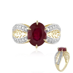 9K Madagascar Ruby Gold Ring (Ornaments by de Melo)