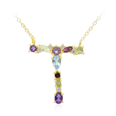 Swiss Blue Topaz Silver Necklace