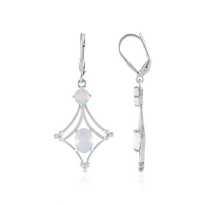 Welo Opal Silver Earrings