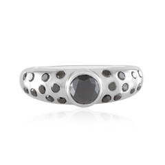 9K Black Diamond Gold Ring