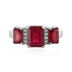 Madagascar Ruby Silver Ring